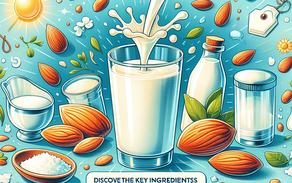 Discover the Key Ingredients in Almond Milk